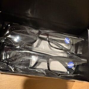 Blue Light Blocking Stylish Black Reading Glasses